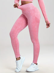 High Waist Skinny Leggings Stretchy Casual Every Solid