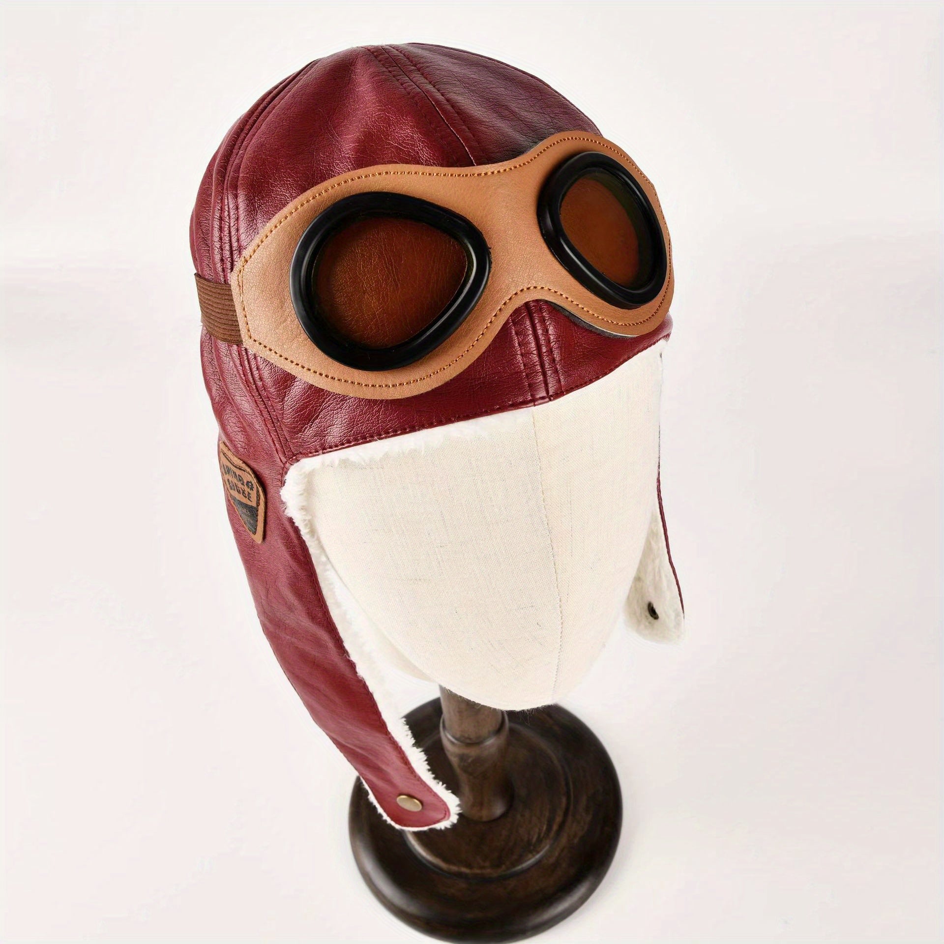 PU Child Pilot Hat For Boys 2-8 Years Old