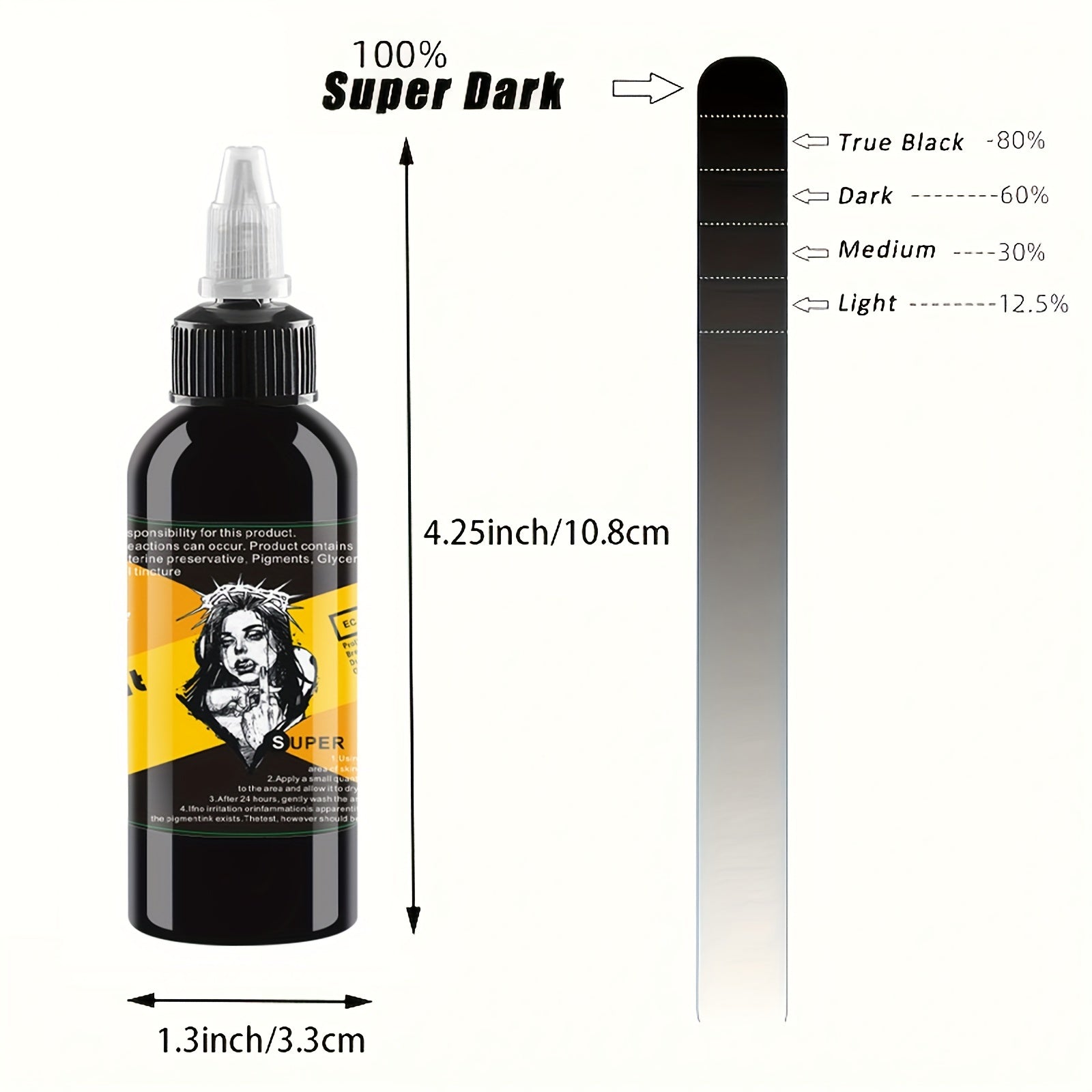 14 Colors Tattoo Ink Set Professional Tattoo Pigment Set