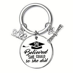 Teen Creative Slogan KeyChain For Graduation Gift Party
