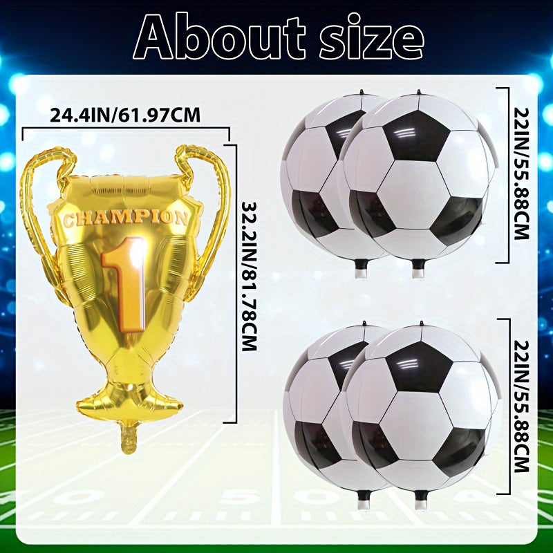 7pcs Soccer Balloons Soccer Party Decorations Sports Theme Party