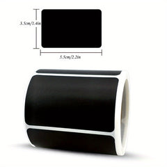 120Pcs Roll Rewritable PVC Blackboard Stickers Waterproof Labels