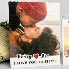 Custom Father's Building Blocks - Personalized Dad's Gift