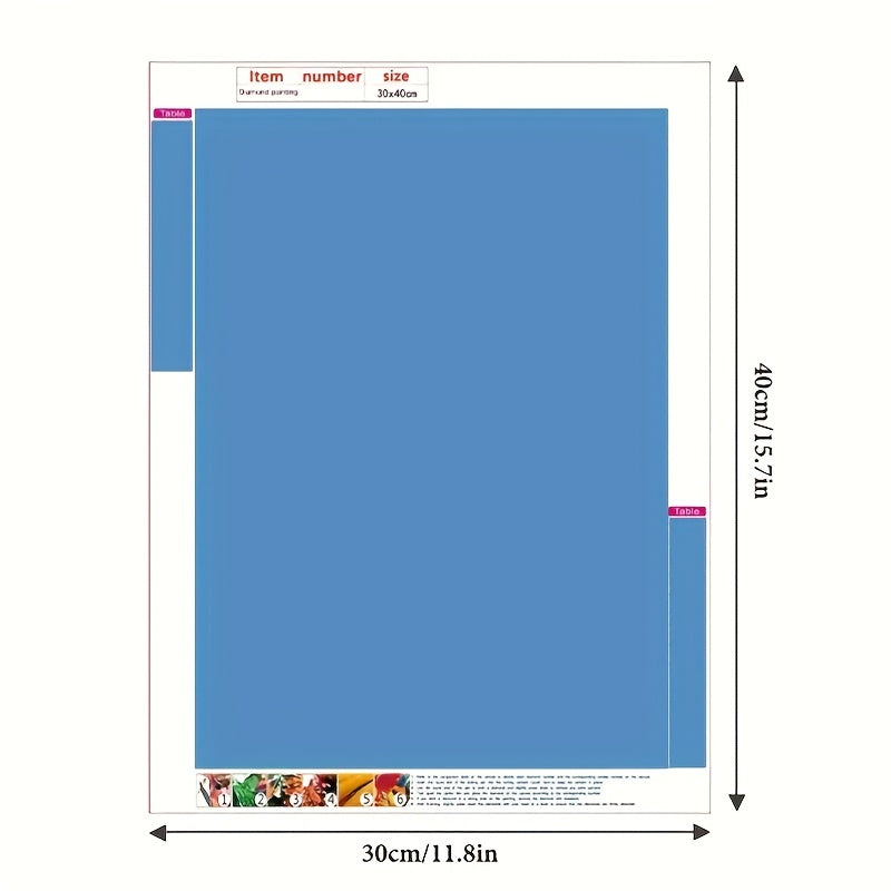 Diamond Painting Kit Cat 11 8X15 7inch