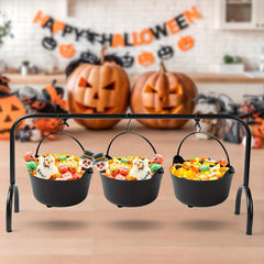 6pcs Halloween Cauldron Candy Buckets Bulk