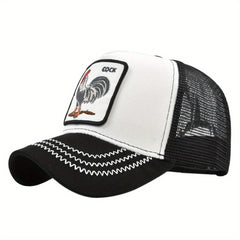 Animal Print Baseball Cap Sun Visor Trucker Hat for Running Golf Beach