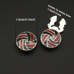Red Button Covers for Men
