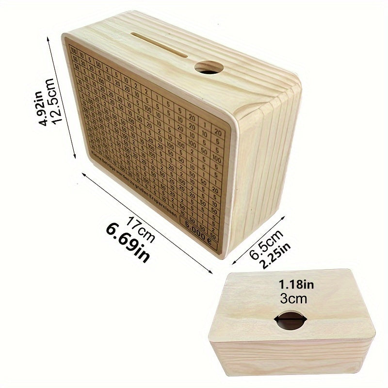 DIY Wooden Piggy Bank Money Jar for Financial Management