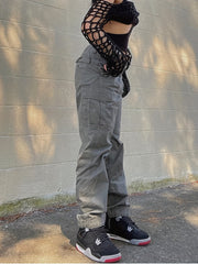 Women's High Waisted Sports Pants with Pockets