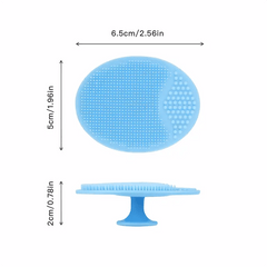 Silicone Oval Face Washing Brush Soft Cleansing Brush for Baby and Adults