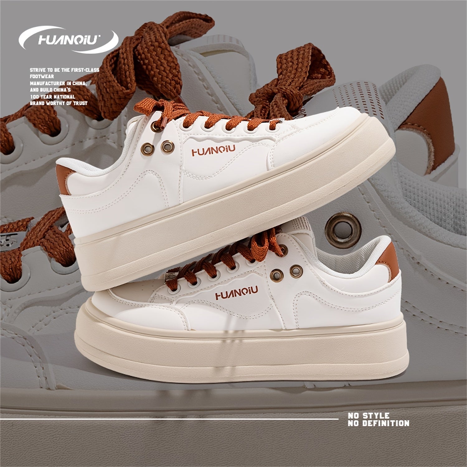 Women's Letter Pattern Thick Sole Skate Shoes