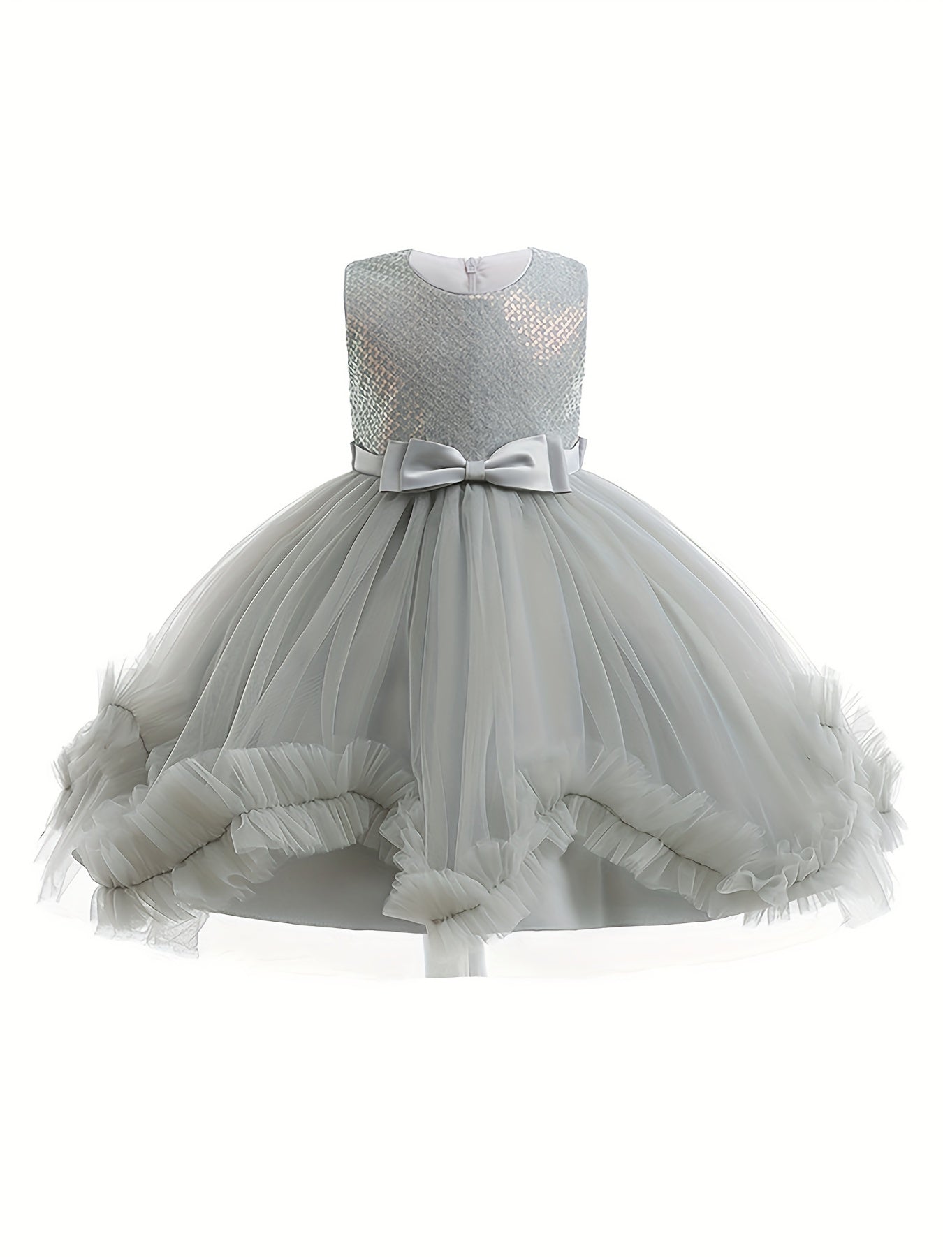 Sequins Tutu Flower Girl Princess Dress for Little Girls