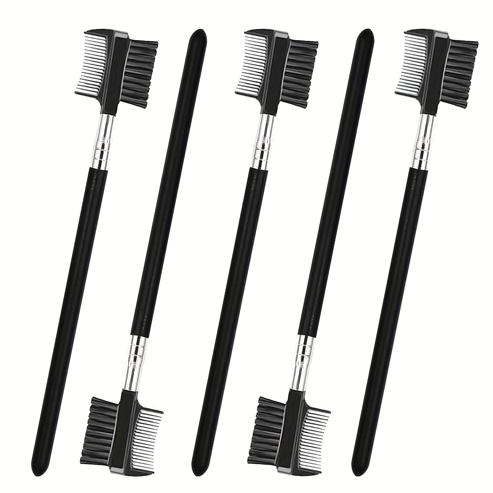 Eyelash Comb Eyebrow Comb Set for Separating Lashes and Keeping Eyebrows Tidy