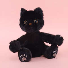 84in Cat & Cat Plush Toy Soft Stuffed Animal w/ Expressive Eyes