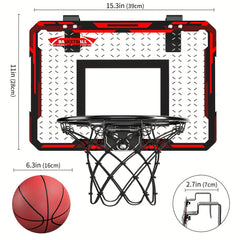 Kids Indoor Basketball Hoop Mini Hoop with 2 Balls