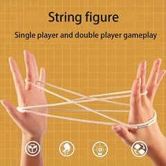 Interactive Rope Games for Kids Educational Toy Fine Motor Skills Outdoor Fun