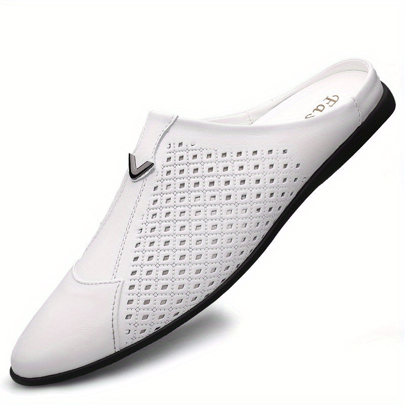 Men's No Tie Slip On Loafers Mesh Casual Outdoor Walking Shoes