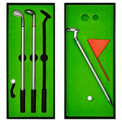 Mini Golf Pen Set with Putting Green & Clubs - Desk Games