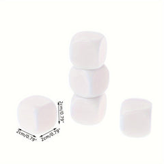 Acrylic Rock paper scissors Plain Dice Blank Dice Entertainment Game 5