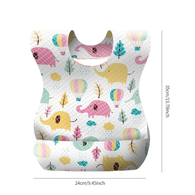 10pcs Disposable Baby Bibs Individually Packed