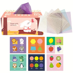 Baby Tissue Box Toy for 6-12 Months Boy Girl - Soft Crinkle Sensory Toy