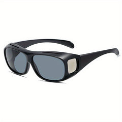 Square Night Vision Driving Sunglasses UV400 Sun Shades Glasses