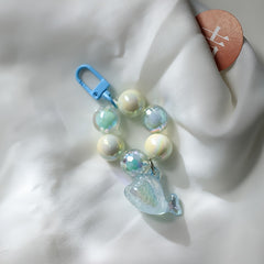 Clear Dolphin Keychain Backpack Pendant Decor