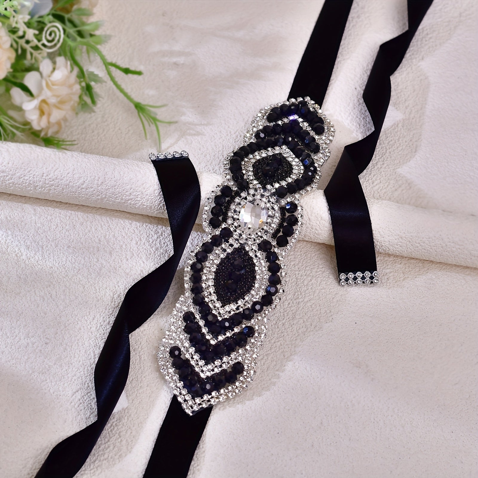 Crystal Star Theme Women's Belt for Halter Gown