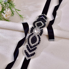 Crystal Star Theme Women's Belt for Halter Gown