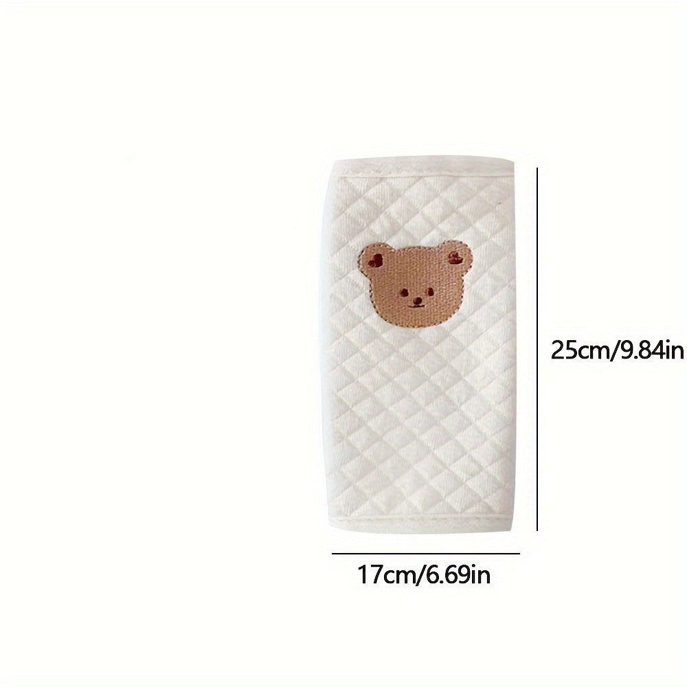 Bear Car Shoulder Strap Cover for Baby Safety Seat