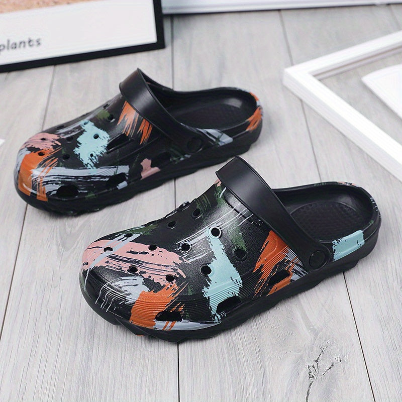 Unisex Lightweight Comfy Clogs Hollow Out Non Slip Garden Shoes