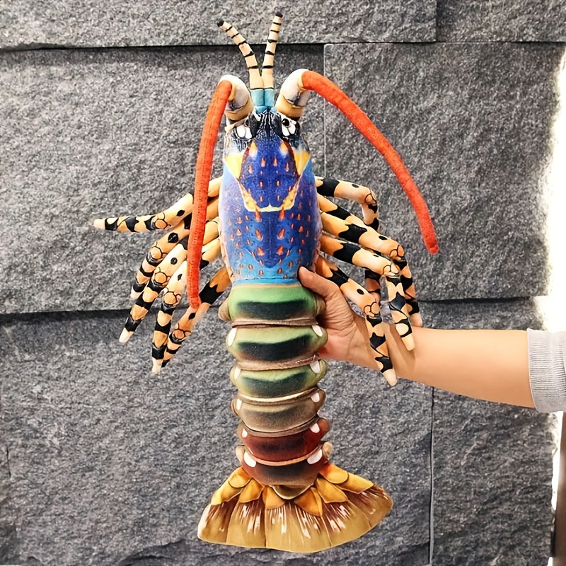 Vibrant 23.6in Realistic Australian Lobster Plush Toy