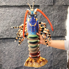 Vibrant 23.6in Realistic Australian Lobster Plush Toy