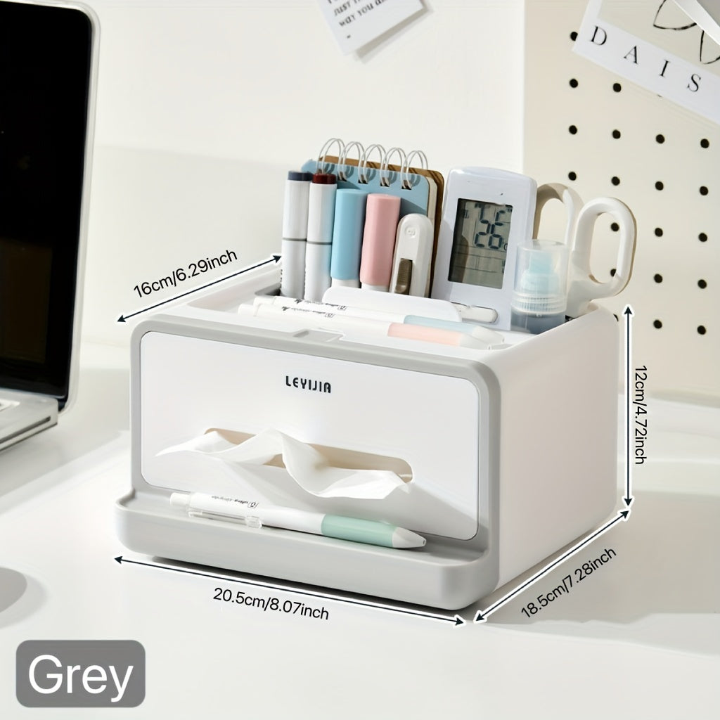 Functional Storage Box Macaron Office Desktop Shelf Mobile Phone Holder