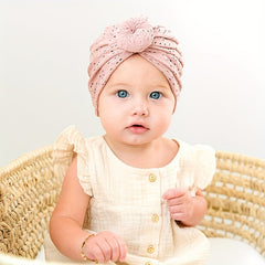 Baby Donut Hat Solid Hole Baby Tire Hat Breathable Head Wrap Hat