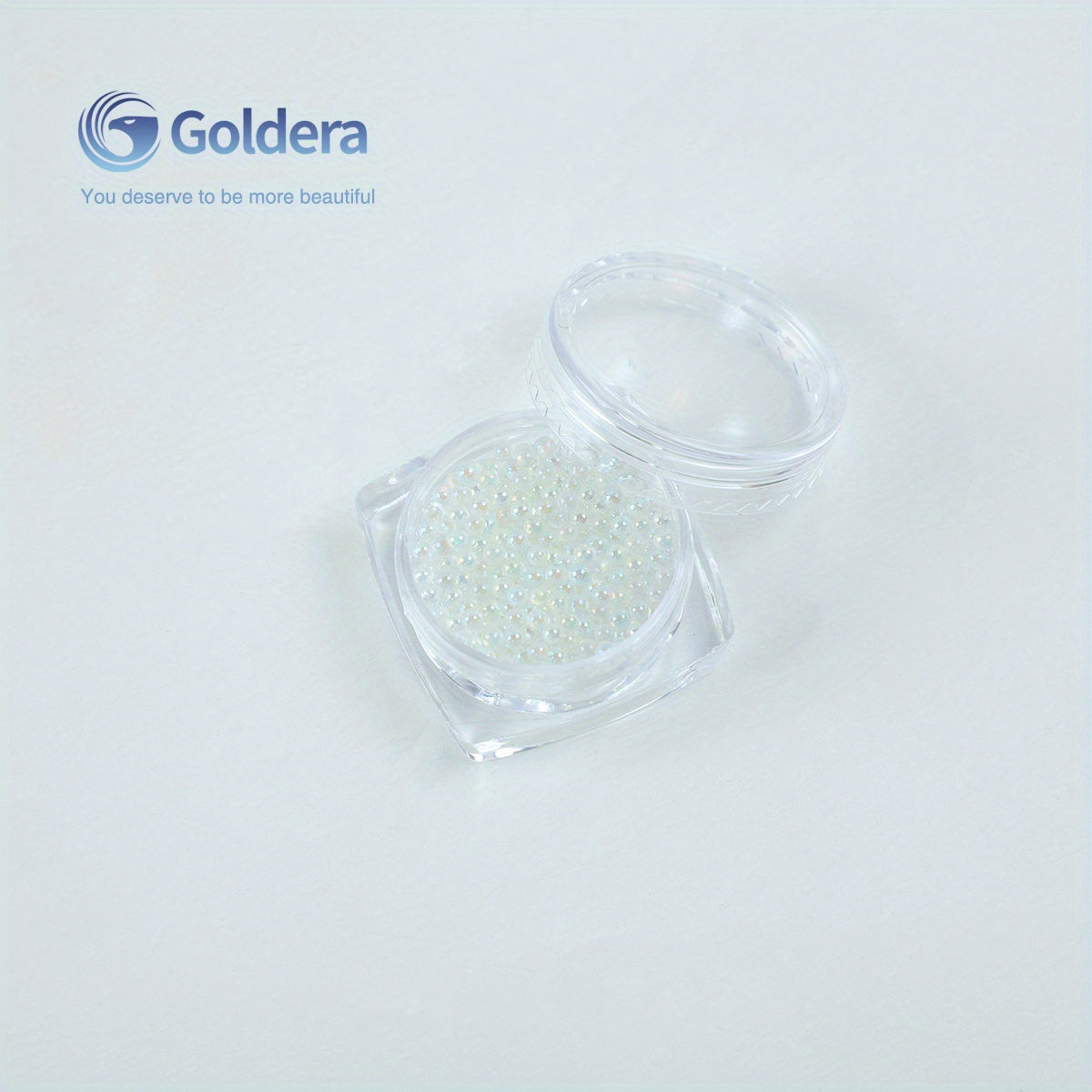 2mm Glass Bubble Beads for Crafts Nails Shoes Bags DIY Art Resin Crafting