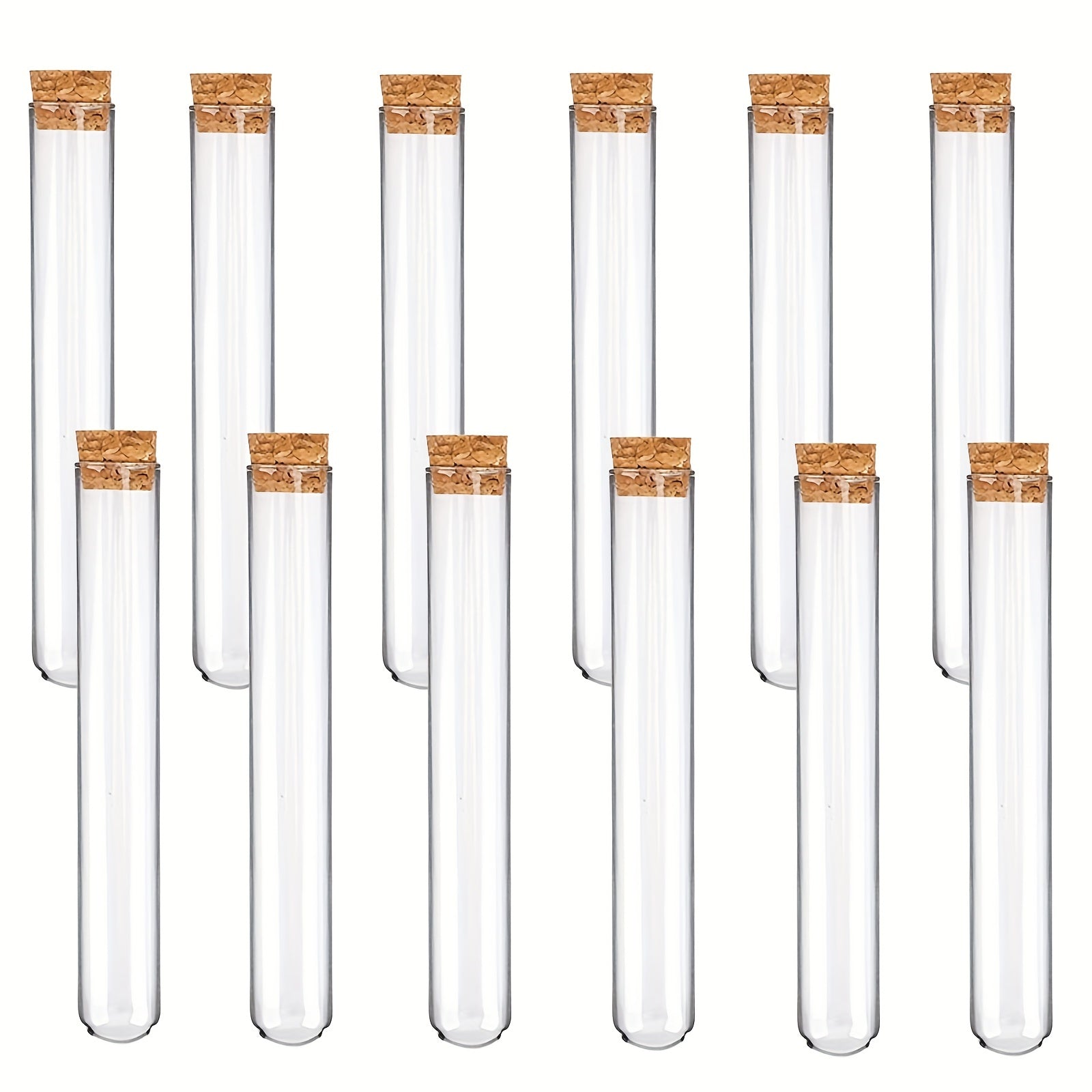 12pcs 13ml Glass Test Tubes With Cork Stoppers
