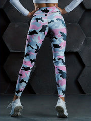 Camouflage High Waist Butt Lifting Leggings