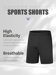 Men's Quick Drying Casual Shorts Elastic Waist Drawstring