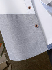 Boys Creative Lapel Shirt for Summer Outdoor