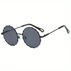 Girls Flower Shaped Frame Sunglasses UV Protection