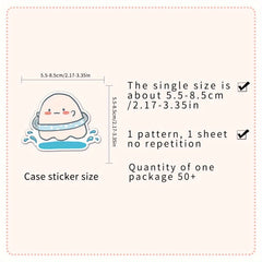 50 Funny Animal Quotes Stickers for Laptops and Water Bottles