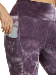 Tie Dye High Waist Yoga Leggings with Pocket
