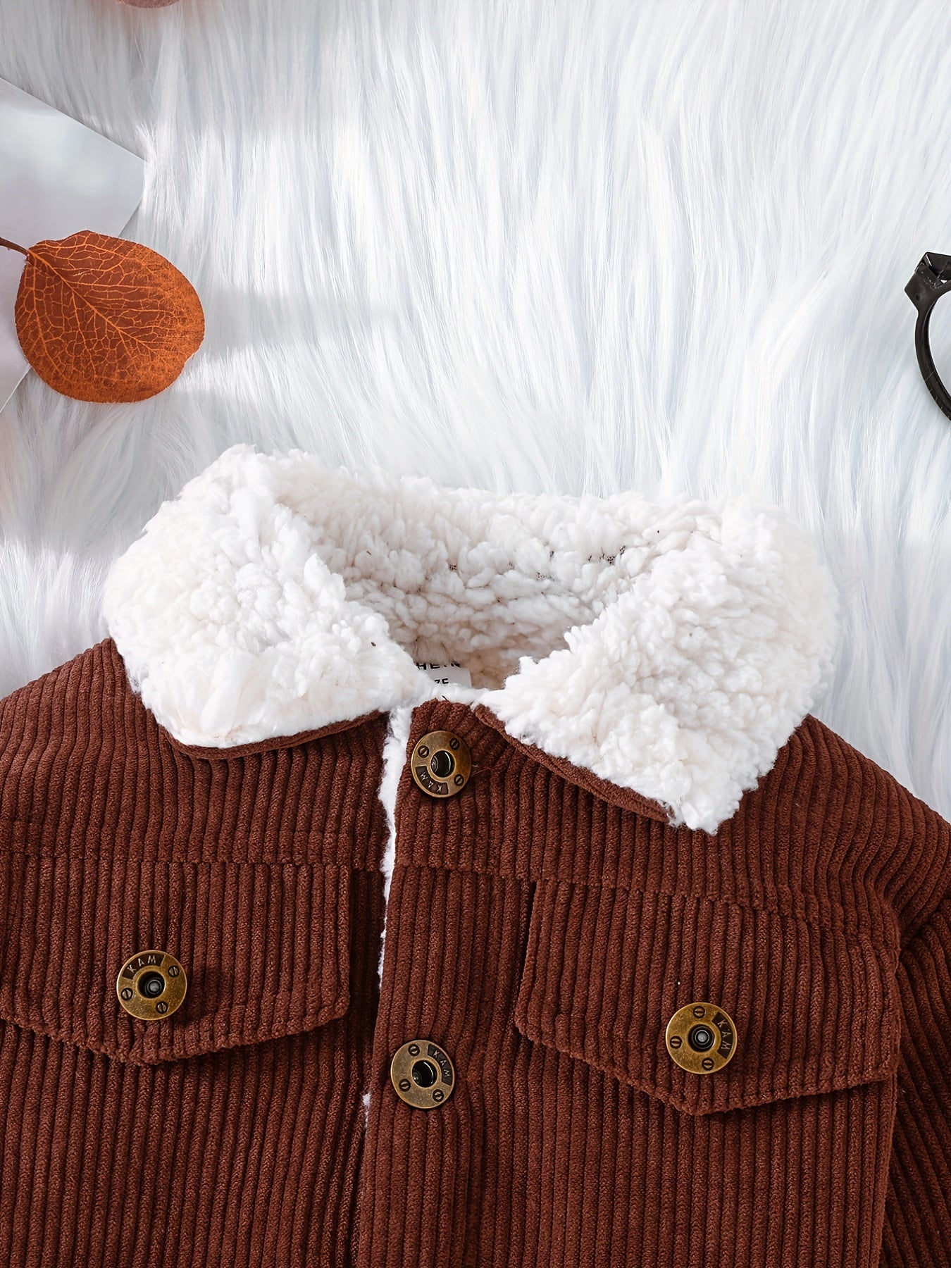 Corduroy Button Down Toddler Jacket