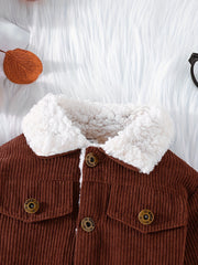 Corduroy Button Down Toddler Jacket