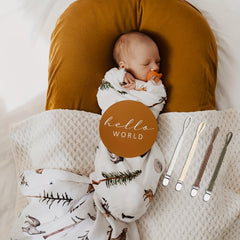 4pcs Pacifier Clips Baby Holder Leash Baby Teething Toy