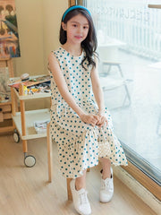 Polka Dot Dress for Girls - Summer Party Dress