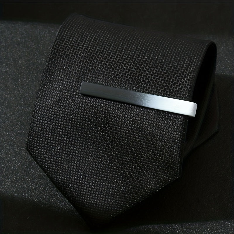 Men's Gradient Tie Clip Block Creative Design