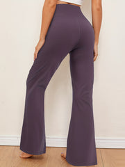 Bootcut Yoga Pants With Pockets For Women High Waist Workout Dress Leggings