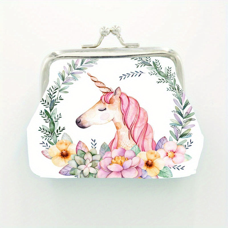 Cartoon Unicorn Coin Purse Wallet for Girls